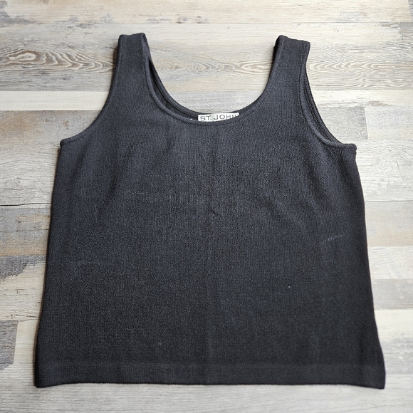 St. John Tops - St. John Basics Black Tank Top Small